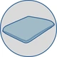 Подушка ортопедическая Olvi Classic J2514 59x43x10 см (08765_2514) - изображение 7