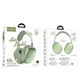 Навушники стерео HOCO W35 Air Triumph BT headphones green - зображення 2