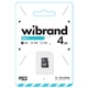 Карта пам'яті microSDHC Wibrand 4Gb class 4 - изображение 2