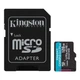Карта пам'яті microSDXC (UHS-1 U3) Kingston Canvas Go! Plus 128Gb class 10 A2 V30 - изображение 1
