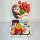 Подарочный набор для девушки "Я тебя люблю" - Бокс с мишкой, Kinder и носками Love is - изображение 2