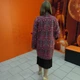Кардиган женский с содержанием вискозы карманы стиль этно 52 красный - изображение 5