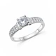 Каблучка срібна фантазія з фіанітами Silver Style 20 р. (10901.50 sku:2300102545729) - зображення 1