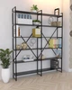 Стелаж в стилі лофт EcoLoft Норлен DSP-1359-5 Чорний - зображення 1