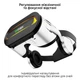 Очки виртуальной реальности для смартфонов с джостиком Inspire VR Park Terios T3 White - зображення 5