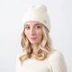 Шапка біні жіноча LuckyLOOK Frederick One Size Молочний (917-668) - изображение 3