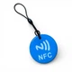 NFC метка брелок NTAG213 круглый 35 мм - Blue - изображение 1
