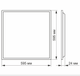 LED Панель 60W 4100К матова VL-Pb604W Videx - изображение 2