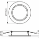 LED Панель врізна кругла 6W 5000К VL-DLBR-065 Videx - изображение 3