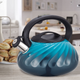 Чайник 3л металевий блакитний MR-1321-Blue Maestro - изображение 3