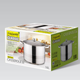 Каструля 16л 30*23см MR-3517-16 Maestro - зображення 3
