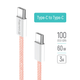 Кабель USB PD Type-C/Type-C ColorWay CW-CBPDCC061-P 3,0A 60W 1м рожевий - зображення 4