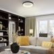 LED Світильник настінно-стельовий 72W 2700-6000К 220V кільцевий VLE-ERC-72B Videx - изображение 6