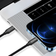 Кабель USB PD Type-C/Type-C ColorWay CW-CBPDCC062-BK Gen2 5,0А 100W 1м чорний - зображення 6