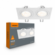 LED Світильник врізний під лампу 2*GU10 білий VL-SPF23S-W Videx - изображение 1