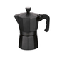 Кавоварка гейзерна 150мл (3 порції) алюмінієва MR-1666-3-BLACK Espresso Moka Maestro - изображение 1