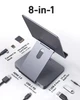 Подставка-адаптер для планшета Anker 551 USB-C Hub (8 в 1, Tablet Stand) Grey (WSCP9TAOVK) - изображение 3