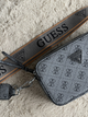 Жіноча сумка Guess еко-шкіра 2 відділення ремінь 130 см сіра 21×13×8,5 см (LUX1102) - зображення 2