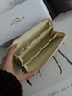 Гаманець Coach три відділення логотип еко-шкіра коричневий 19×10 см (LUX1099) - зображення 2