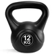 Гиря вінілова Cornix 12 кг XR-0431 Black - зображення 1