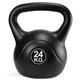 Гиря вінілова Cornix 24 кг XR-0434 Black - зображення 1