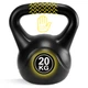 Гиря вінілова Cornix 20 кг XR-0433 Black - зображення 6