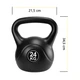 Гиря вінілова Cornix 24 кг XR-0434 Black - зображення 7