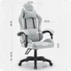 Ігрове крісло CABRO C500 Fabric Grey white сірий - изображение 10