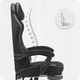 Ігрове крісло CABRO C504 FABRIC чорно-сіра тканина - изображение 4