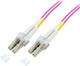 Патч-корд Techly OM4 LC‑LC Duplex 5 m Violet (ILWL D5-LCLC-050/OM4) - зображення 2
