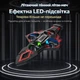 Радіокерований іграшковий дрон L29 з LED-підсвіткою обертанням 360° квадрокоптер для дітей і дорослих літаючий безпілотник дрон з трюками освітлений дрон для навчання і розваг, червоний - зображення 9
