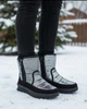 Сапоги дутики No Brand С319 женские серебристые 40 25.5 см - изображение 1