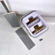 Швабра з відром для прибирання будинку MOP Scratch Cleaning, плоска швабра з віджимом, набір для вологого прибирання, швабра + відро 4л з автоматичним віджимом та 2 насадками мікрофібри, MSC-543-1-Beige - зображення 5