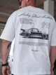 Чоловічі футболки оверсайз з бавовни Porsche Біла M - зображення 8