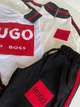 Костюм на мальчика Hugo (зипка+лонгслив+джогеры) 98-104 см бело-черный - изображение 2