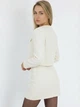 Костюм женский твидовый, акцентные пуговицы Athelia 088 Белый 46-48 - изображение 4