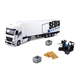 Игровой набор Bburago Фура Mercedes-Benz Actros c погрузчиком (1:43) - изображение 1
