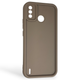 Чохол силіконовий Soft Touch для Tecno Spark 6 Go (KE5) коричневий (Повний захист камери) - зображення 1