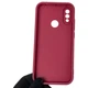 Чехол силиконовый Soft Touch для Xiaomi Redmi Note 7 бордовый (Полная защита камеры) - изображение 3