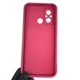 Чохол силіконовий оригінальний Soft Touch з 3D принтом злого кота для Xiaomi Redmi 11A бордовий (Повний захист камери) - зображення 2