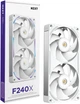 Вентилятор NZXT F240X Performance Fan 240 мм White (5056547206646) - зображення 2