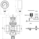 Регулятор давления воды 3/4" (1,5-6 бар) с манометром Forte - изображение 3