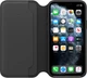 Чохол книжка шкіряний протиударный Leather Folio для Apple Iphone 11 Pro (5.8") Black - зображення 1