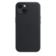 Чохол шкіряний протиударний Leather Case with MagSafe для Apple Iphone 13 Pro Max (6.7") Midnight Black - зображення 13