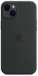 Чехол силиконовый противоударный Silicone Case with MagSafe для Apple Iphone 14 Plus (6.7") Midnight Black - изображение 9