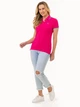 Поло жіноче U.S. Polo Assn 213160-ZH00A (BEETROOT PURPLE) XS Фуксія (786660651638) - зображення 4