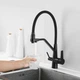 Смеситель для кухни WEZER INX4A-08-BLACK - изображение 4