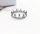 Серебряное кольцо корона. 17.5. 22073 - изображение 2