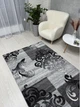 Ковер с невысоким ворсом Espresso 1х2 м. Gray 02584A - изображение 6