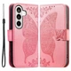 Чехол-книжка с рисунком UniCase Butterfly Pattern для Samsung Galaxy A37 (A376) - Pink - изображение 1